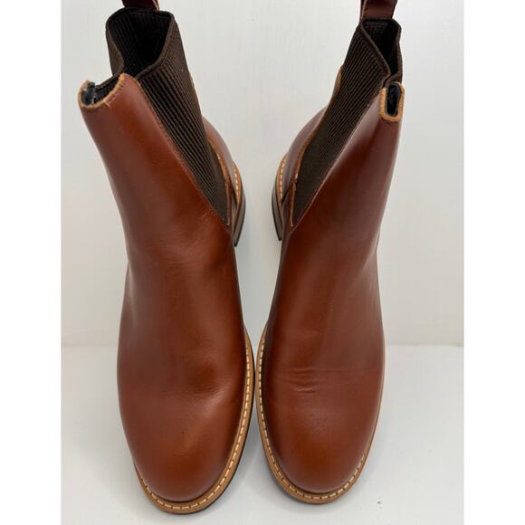 Nisolo Carmen Chelsea Boot 2.0 Brandy Leather Women’s Size 11 - Picture 7 of 12